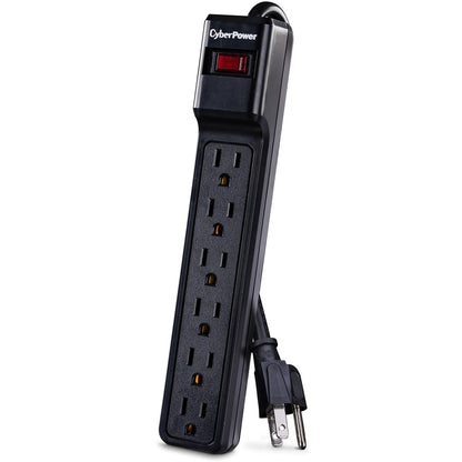 Parasurtenseur CyberPower CSB6012 Essential à 6 prises avec 1 200 joules et cordon de 12 pieds - Boîtes marron unies CSB6012