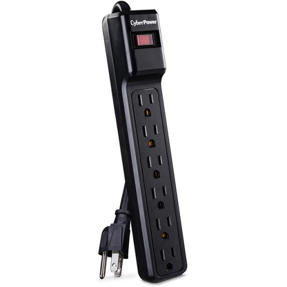 Parasurtenseur CyberPower CSB6012 Essential à 6 prises avec 1 200 joules et cordon de 12 pieds - Boîtes marron unies CSB6012