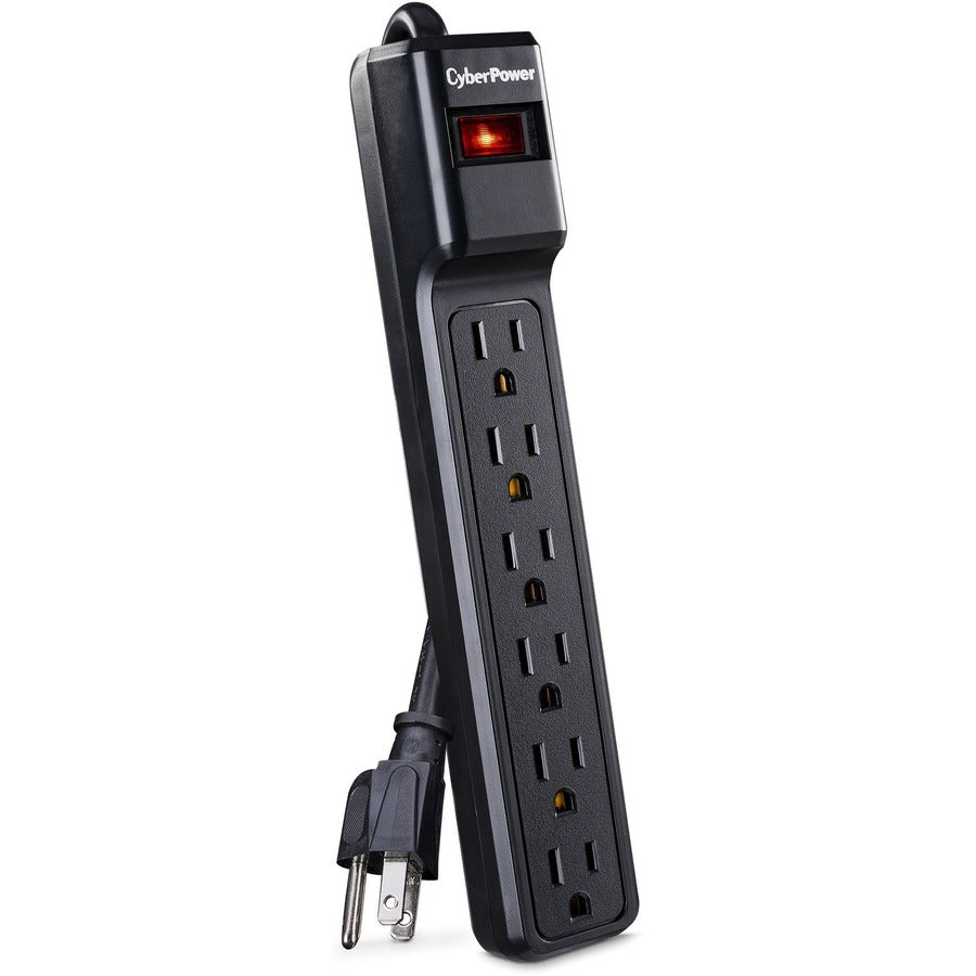 Parasurtenseur CyberPower CSB606 Essential à 6 prises avec 900 joules et cordon de 6 pieds CSB606