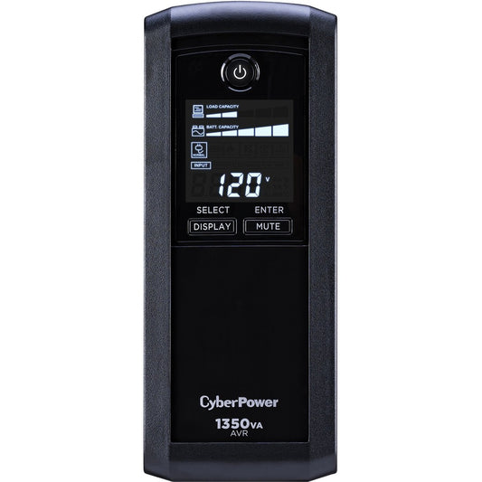 Systèmes d'onduleurs CyberPower CP1350AVRLCD LCD intelligent - Capacité : 1350 VA / 815 W CP1350AVRLCD