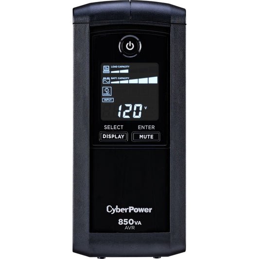 Systèmes d'onduleurs CyberPower CP850AVRLCD LCD intelligent - Capacité : 850 VA / 510 W CP850AVRLCD