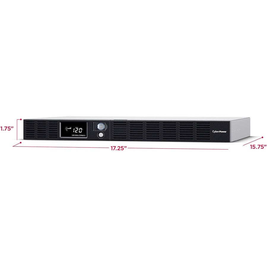 Systèmes d'onduleurs LCD Smart App CyberPower OR1000LCDRM1U OR1000LCDRM1U
