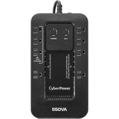 Systèmes d'alimentation sans coupure CyberPower EC550G Ecologic - Capacité : 550 VA / 330 W EC550G