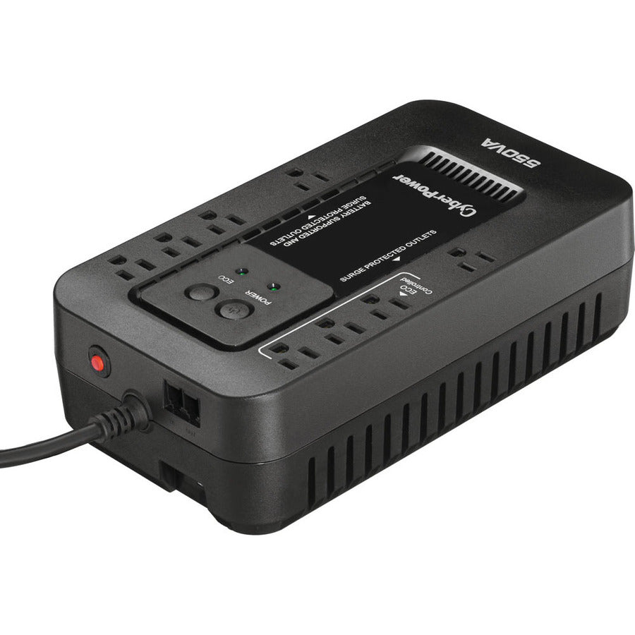 Systèmes d'alimentation sans coupure CyberPower EC550G Ecologic - Capacité : 550 VA / 330 W EC550G