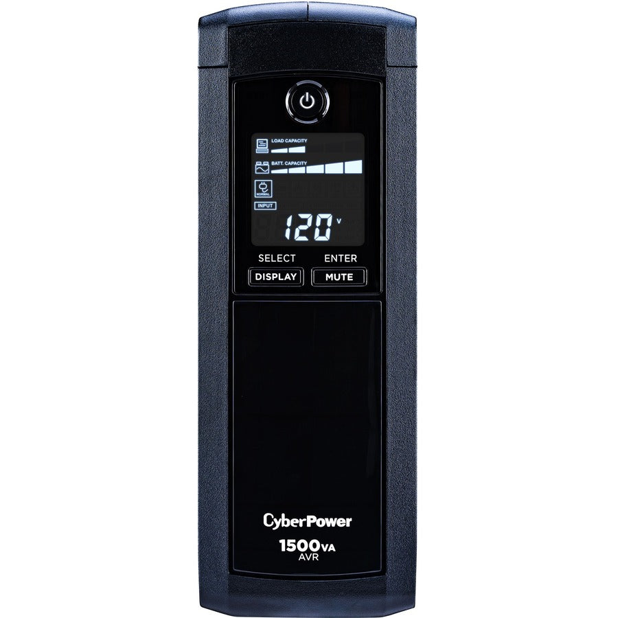 Systèmes d'onduleurs CyberPower CP1500AVRLCD LCD intelligent - Capacité : 1500 VA / 900 W CP1500AVRLCD