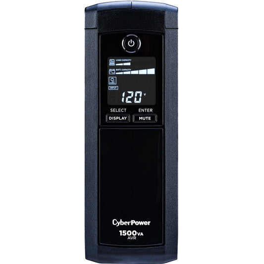 Systèmes d'onduleurs CyberPower CP1500AVRLCD LCD intelligent - Capacité : 1500 VA / 900 W CP1500AVRLCD