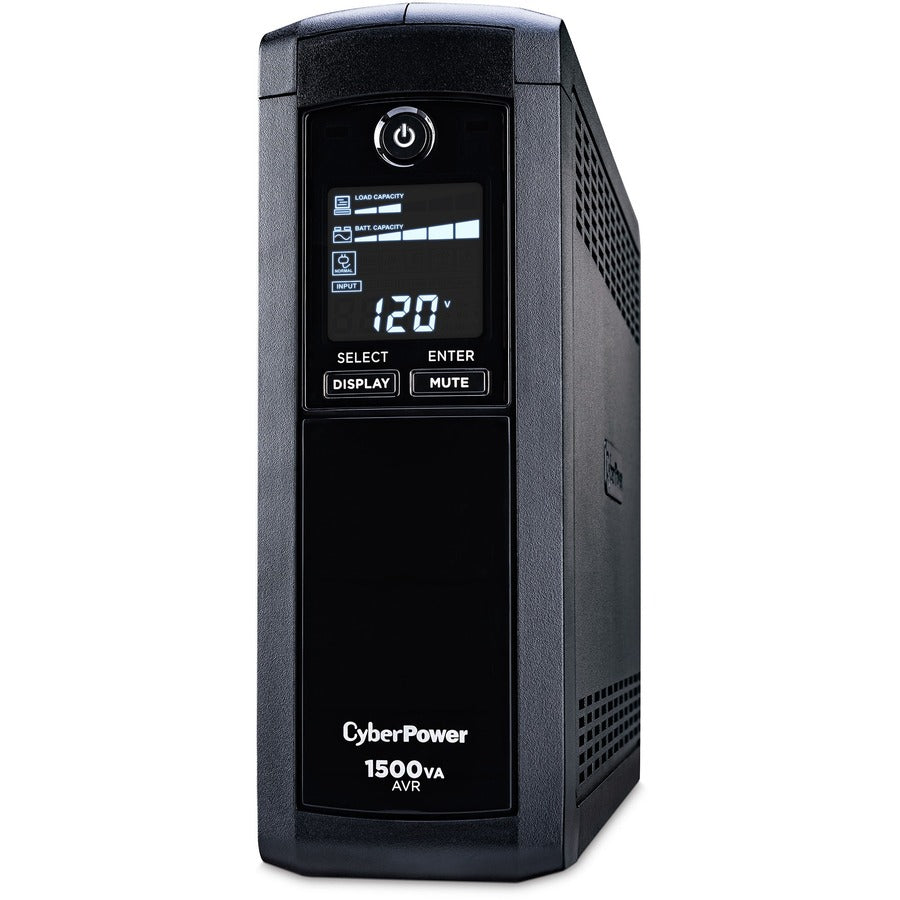 Systèmes d'onduleurs CyberPower CP1500AVRLCD LCD intelligent - Capacité : 1500 VA / 900 W CP1500AVRLCD