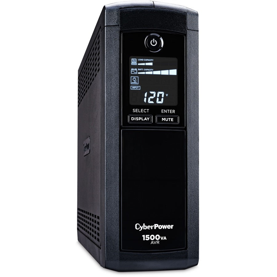 Systèmes d'onduleurs CyberPower CP1500AVRLCD LCD intelligent - Capacité : 1500 VA / 900 W CP1500AVRLCD