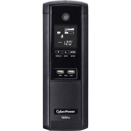 Systèmes d'alimentation sans coupure CyberPower BRG1500AVRLCD Écran LCD intelligent - Capacité : 1500 VA / 900 W BRG1500AVRLCD