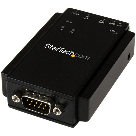 Serveur de périphériques série RS-232 vers Ethernet IP StarTech.com à 1 port - Montage sur rail DIN NETRS232