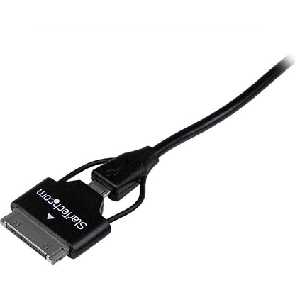 Câble combo connecteur de station d'accueil ou micro USB vers USB StarTech.com de 0,65 m pour Samsung Galaxy Tab™ USB2UBSDC