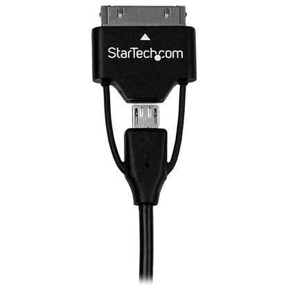 Câble combo connecteur de station d'accueil ou micro USB vers USB StarTech.com de 0,65 m pour Samsung Galaxy Tab™ USB2UBSDC