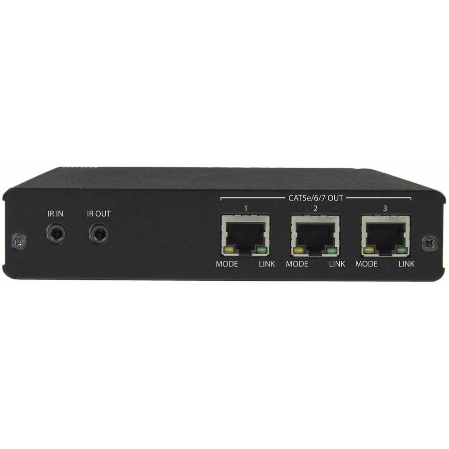 StarTech.com Kit d'extension HDBaseT 3 ports avec 3 récepteurs - Répartiteur HDMI 1x3 sur CAT5e/CAT6 - Système de distribution HDBaseT 1 vers 3 - Jusqu'à 4K ST124HDBT