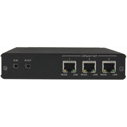 StarTech.com Kit d'extension HDBaseT 3 ports avec 3 récepteurs - Répartiteur HDMI 1x3 sur CAT5e/CAT6 - Système de distribution HDBaseT 1 vers 3 - Jusqu'à 4K ST124HDBT