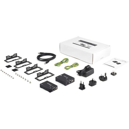 StarTech.com HDMI over CAT5e HDBaseT Extender - Power over Cable - Ultra HD 4K ST121HDBTPW
