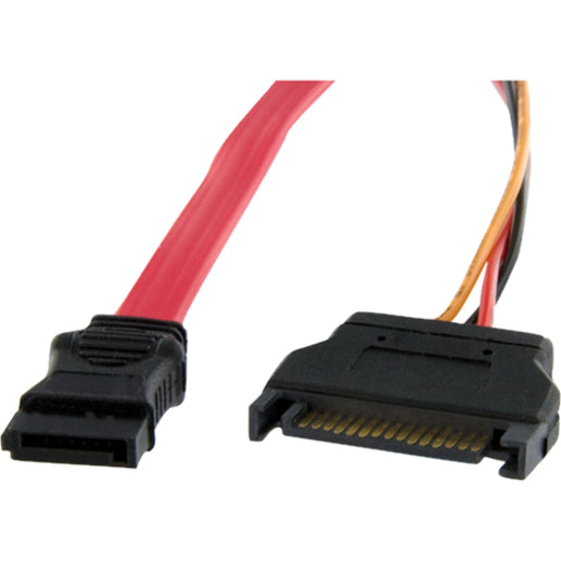 StarTech.com Câble adaptateur Micro SATA vers SATA 12 pouces avec alimentation SATA MCSATAF12S