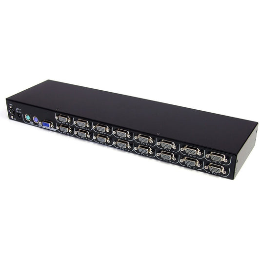 Module KVM 16 ports StarTech.com pour consoles LCD à montage en rack avec console PS/2 et VGA supplémentaire CAB1631HD