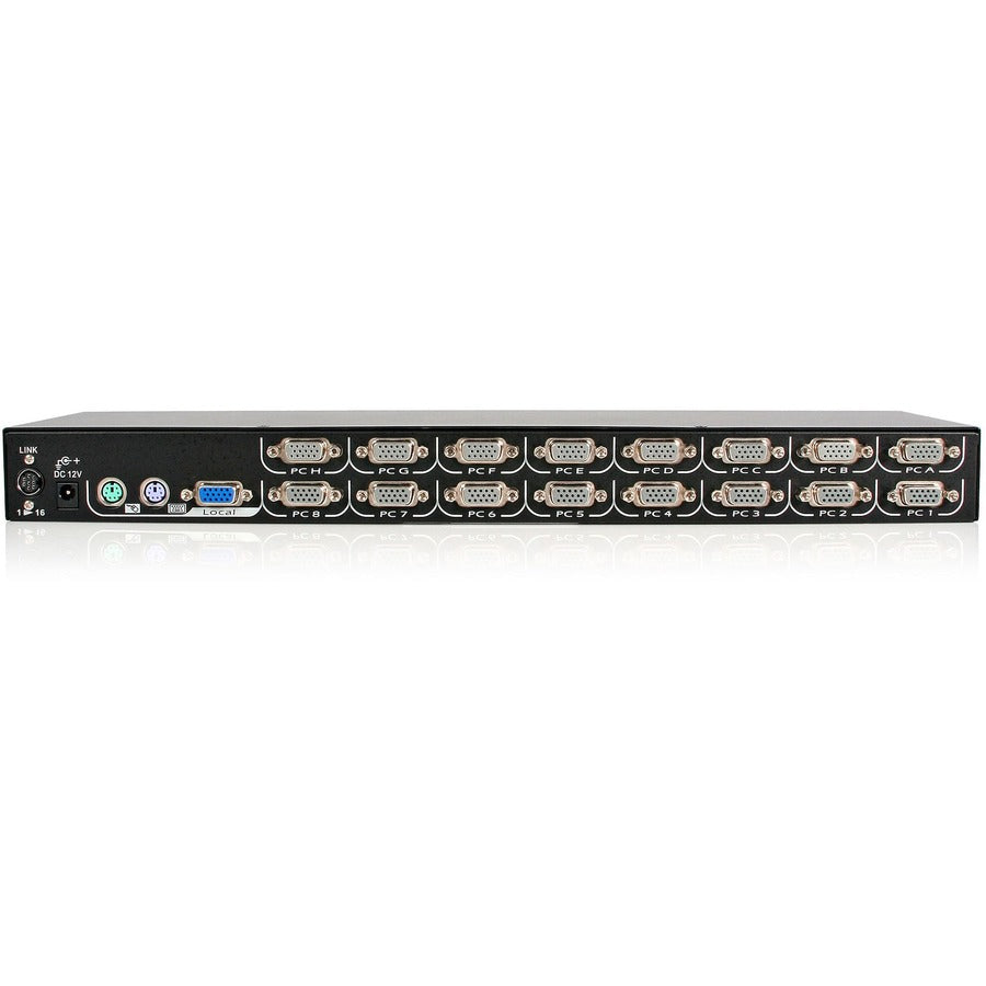 Module KVM 16 ports StarTech.com pour consoles LCD à montage en rack avec console PS/2 et VGA supplémentaire CAB1631HD
