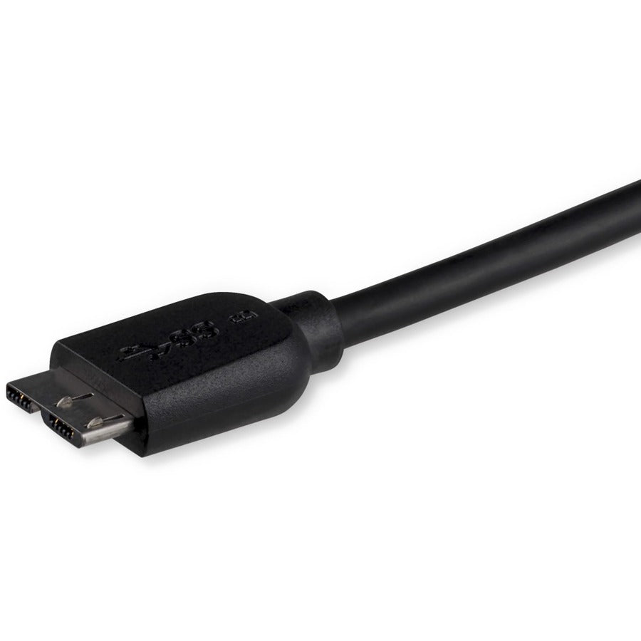 Câble USB 3.0 A vers Micro B SuperSpeed ​​Slim de 1 m (3 pi) de StarTech.com - M/M USB3AUB1MS