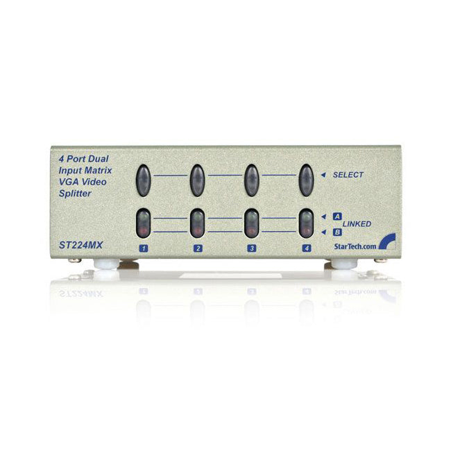 Commutateur vidéo matriciel VGA haute résolution 2x4 StarTech.com ST224MX