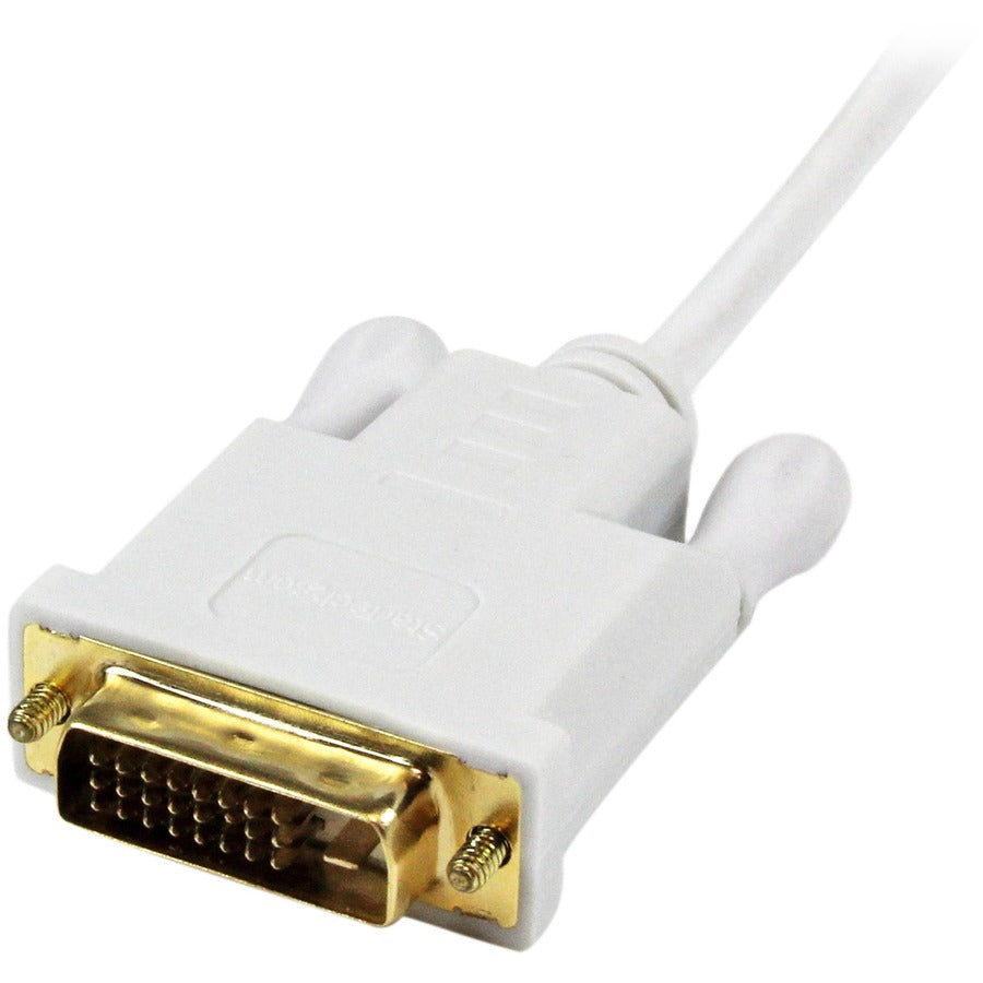 StarTech.com Câble adaptateur convertisseur actif Mini DisplayPort vers DVI de 0,9 m - mDP vers DVI 1920 x 1200 - Blanc MDP2DVIMM3WS