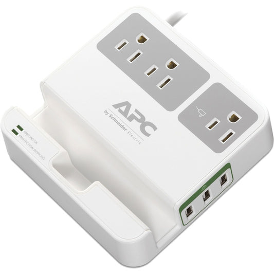 APC by Schneider Electric Essential SurgeArrest, 3 prises, 3 ports de charge USB, 120 V P3U3