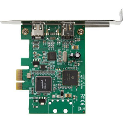 StarTech.com Carte PCI Express FireWire 2 ports 1394a - Chipset TI TSB82AA2 - Plug-and-Play - Adaptateur PCIe FireWire (PEX1394A2V2) PEX1394A2V2