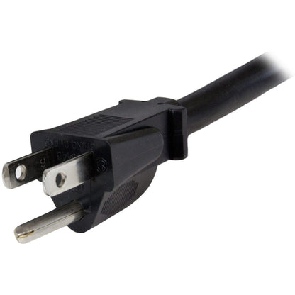 StarTech.com Câble d'alimentation robuste de 3 m, NEMA 5-15P vers C19, 15 A 125 V, 14 AWG, cordon d'alimentation pour ordinateur, câble d'alimentation de gros calibre PXT515191410