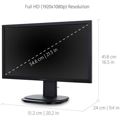 Moniteur LCD LED Full HD 22" ViewSonic VG2249 - 16:9 - Noir VG2249