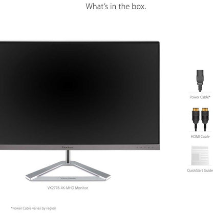 Écran Viewsonic 27", dalle IPS, résolution 3840 x 2160 VX2776-4K-MHD