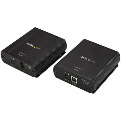 StarTech.com Newer version is USB2001EXT2NA - 1 Port USB 2.0 over Cat5 / Cat6 Ethernet Extender - up to 330ft (100m) USB2001EXT2