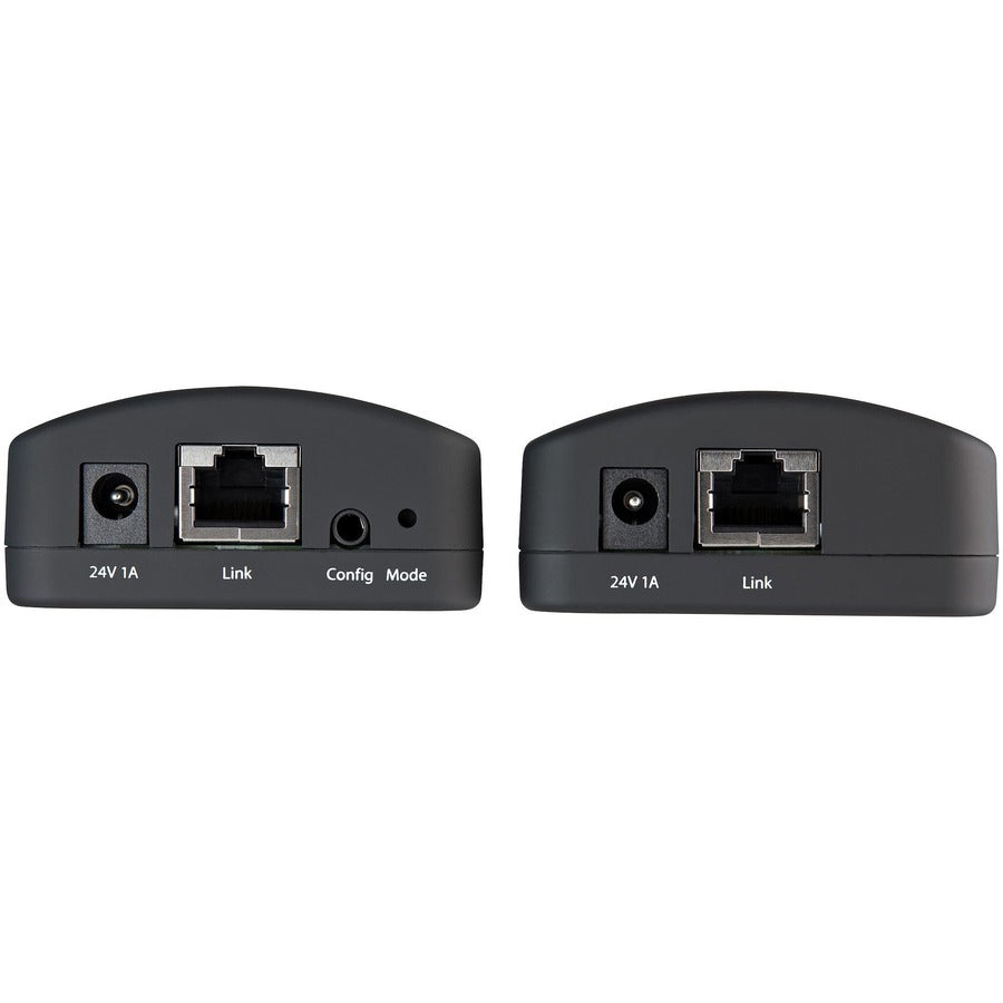 StarTech.com Rallonge USB 2.0 sur câble RJ45 Cat5e ou Cat6 - Kit adaptateur d'extension USB 100 m avec ESD - Alimentation locale ou à distance USB2001EXT2PNA