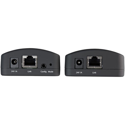 StarTech.com Rallonge USB 2.0 sur câble RJ45 Cat5e ou Cat6 - Kit adaptateur d'extension USB 100 m avec ESD - Alimentation locale ou à distance USB2001EXT2PNA
