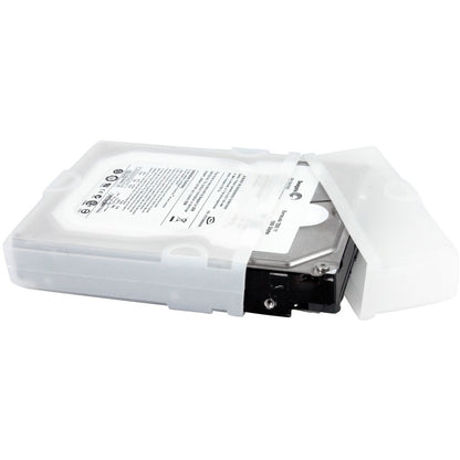 StarTech.com Housse de protection en silicone pour disque dur 3,5 pouces avec capuchon de connecteur HDDSLEV35