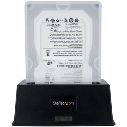 StarTech.com Housse de protection en silicone pour disque dur 3,5 pouces avec capuchon de connecteur HDDSLEV35