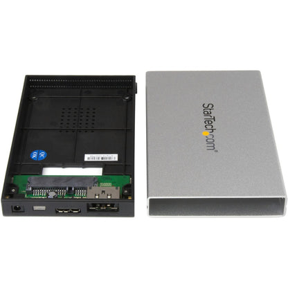 Boîtier pour disque dur externe StarTech.com 2,5" - Prend en charge UASP - eSATAp ou USB 3.0 - Aluminium - Boîtier eSATA - SSD/HDD S251SMU33EP