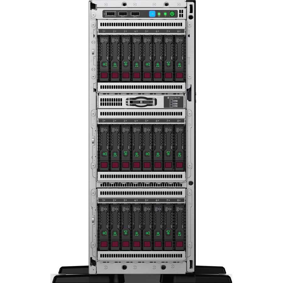 Serveur tour HPE ProLiant ML350 G10 4U - 1 x Intel Xeon Gold 5218 2,30 GHz - 32 Go RAM - Contrôleur SAS 12 Gbit/s P11053-001