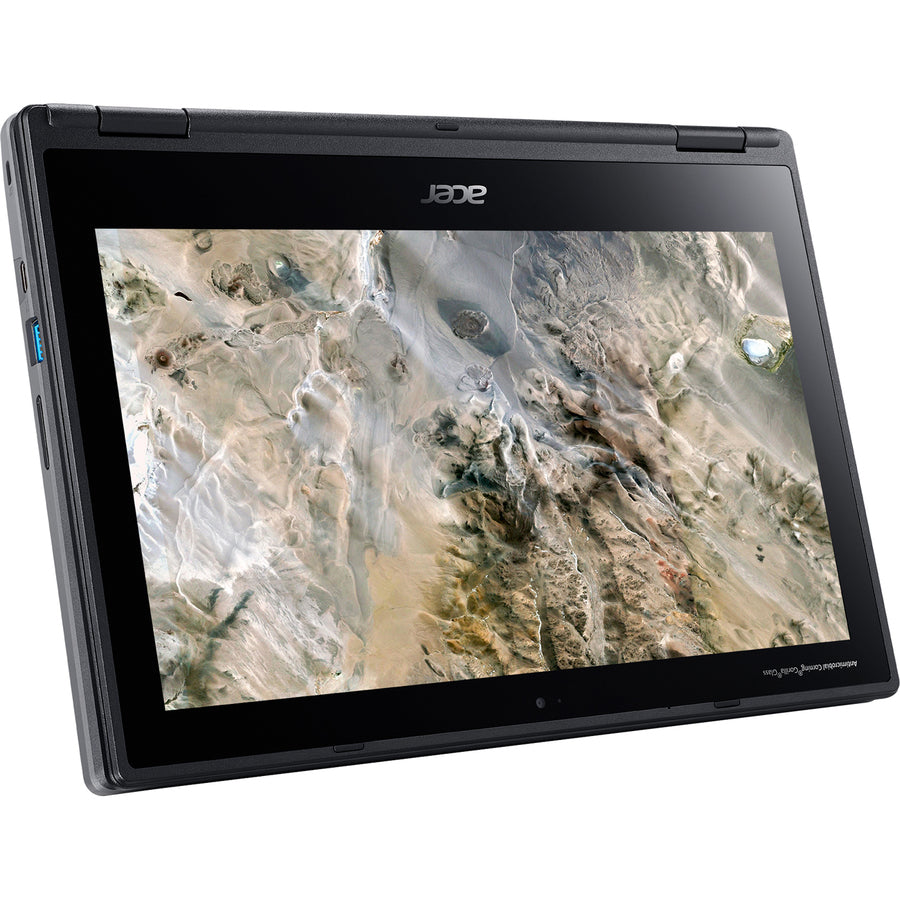 Acer Chromebook Spin 311 R721T R721T-28RM Chromebook 2 en 1 tactile 11,6" - HD - 1366 x 768 - AMD A-Series 7e génération A4-9120C Dual-core (2 cœurs) 1,60 GHz - 4 Go de RAM - 32 Go de mémoire flash - Noir schiste NX.HBRAA.001