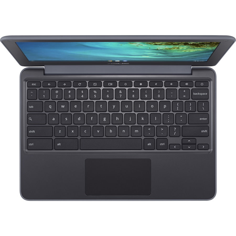 Asus Chromebook C202 C202XA-DS01-CA Ordinateur portable robuste 11,6" - HD - 1366 x 768 - MediaTek MT8173C Quad-core (4 cœurs) 2,10 GHz - 4 Go de RAM - 32 Go de mémoire flash - Gris C202XA-DS01-CA