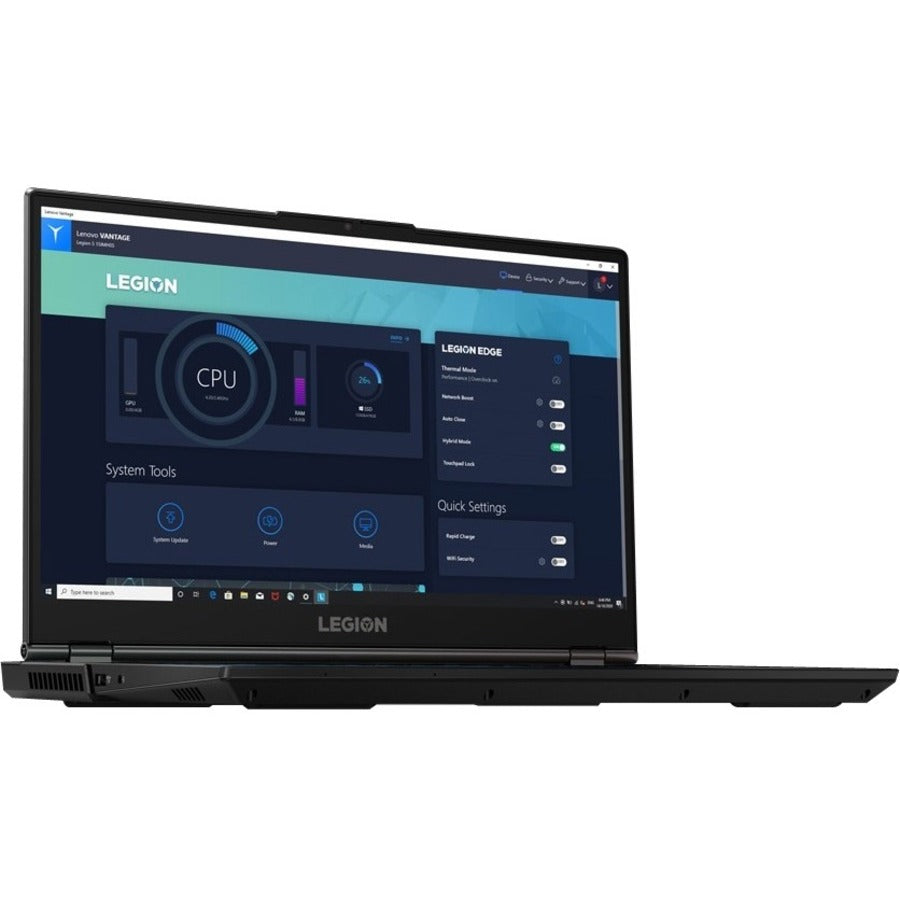 Ordinateur portable de jeu Lenovo Legion 5 15IMH05H 81Y60041US 15,6" - Full HD - 1920 x 1080 - Intel Core i7 10e génération i7-10750H Hexa-core (6 cœurs) 2,60 GHz - 16 Go de RAM totale - Disque dur 1 To - SSD 1 To - Noir fantôme 81Y60041US