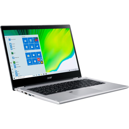 Acer Spin 3 SP314-21 SP314-21-R1HZ Ordinateur portable 2 en 1 à écran tactile 14" - Full HD - 1920 x 1080 - AMD Ryzen 5 3500U Quad-core (4 cœurs) 2,10 GHz - 8 Go de RAM - 512 Go de SSD - Argent pur NX.A4FAA.005