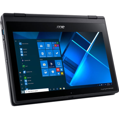 Ordinateur portable 2 en 1 tactile Acer TravelMate Spin B3 B311R-31 TMB311R-31-C6M4 11,6" - HD - 1366 x 768 - Intel Celeron N4120 Quad-core (4 Core) 1,10 GHz - 4 Go de RAM - 128 Go de mémoire flash - Noir schiste NX.VN8AA.001
