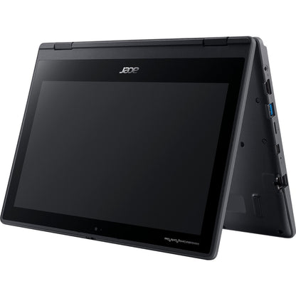 Ordinateur portable 2 en 1 tactile Acer TravelMate Spin B3 B311R-31 TMB311R-31-C6M4 11,6" - HD - 1366 x 768 - Intel Celeron N4120 Quad-core (4 Core) 1,10 GHz - 4 Go de RAM - 128 Go de mémoire flash - Noir schiste NX.VN8AA.001