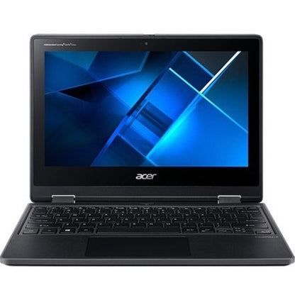 Ordinateur portable 2 en 1 tactile Acer TravelMate Spin B3 B311R-31 TMB311R-31-C6M4 11,6" - HD - 1366 x 768 - Intel Celeron N4120 Quad-core (4 Core) 1,10 GHz - 4 Go de RAM - 128 Go de mémoire flash - Noir schiste NX.VN8AA.001