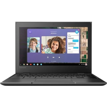 Lenovo 100e Chromebook 2e génération 82CD0004CF Chromebook 11,6" - HD - 1366 x 768 - AMD A-Series A4-9120C Dual-core (2 cœurs) 1,60 GHz - 4 Go de RAM totale - 32 Go de mémoire flash - Noir, Gris 82CD0004CF