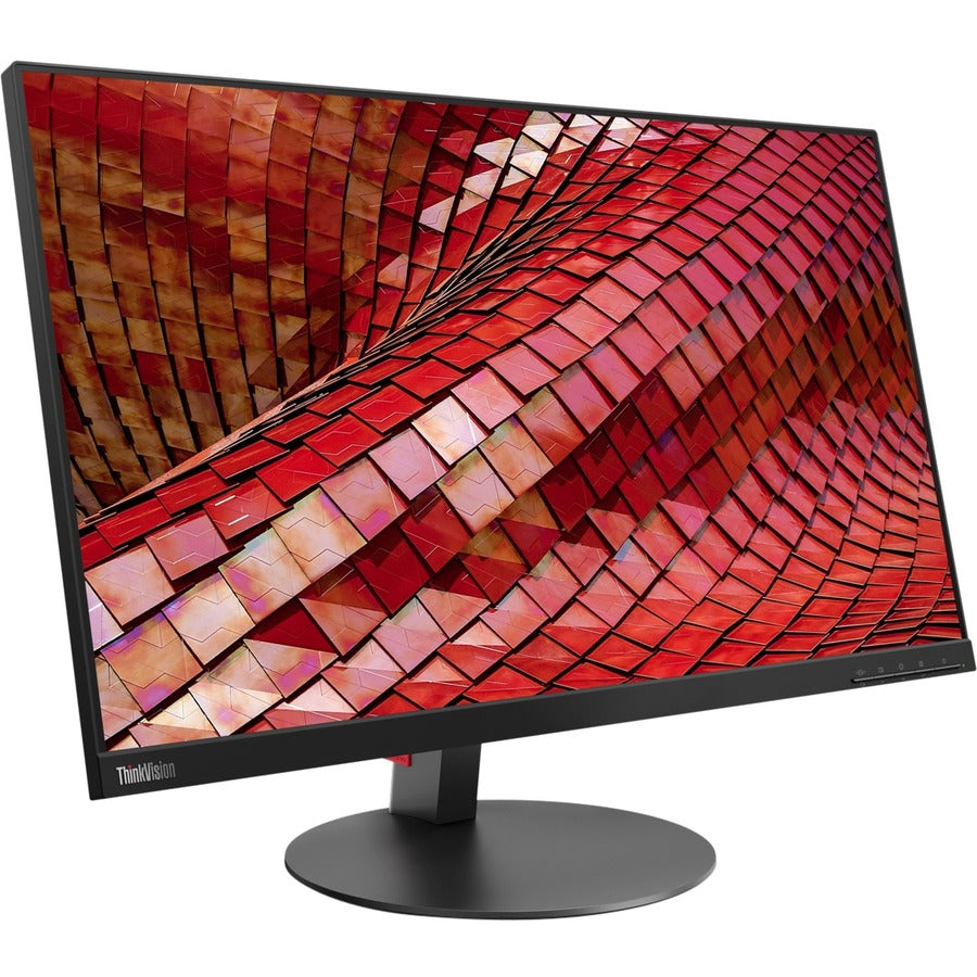 Moniteur LCD Lenovo T27i-10 27" Full HD WLED - 16:9 - Noir corbeau 61C6MAR1US