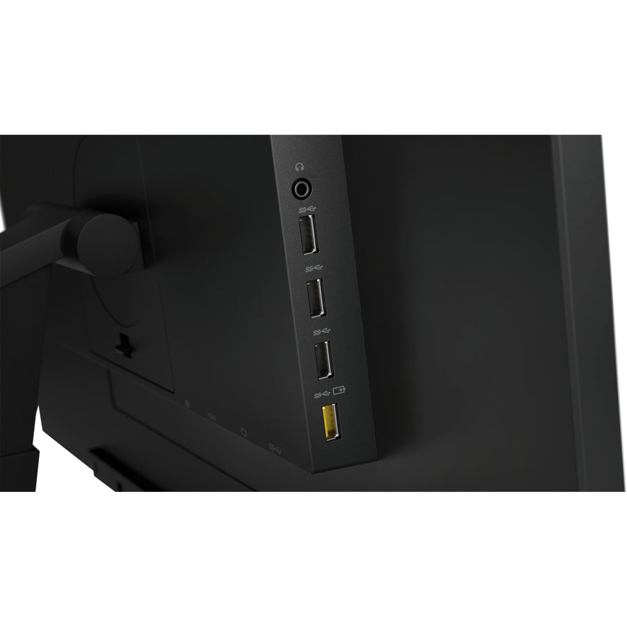 Moniteur LCD Lenovo T27i-10 27" Full HD WLED - 16:9 - Noir corbeau 61C6MAR1US