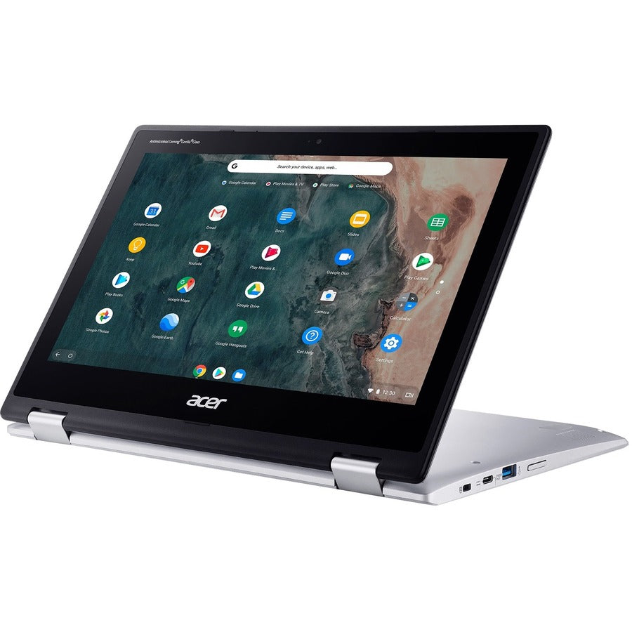 Acer Chromebook Spin 311 CP311-2H CP311-2H-C7V9 Chromebook 2 en 1 tactile 11,6" - HD - 1366 x 768 - Intel Celeron N4120 Quad-core (4 Core) 1,10 GHz - 4 Go de RAM - 32 Go de mémoire flash - Argent pur NX.HKKAA.009