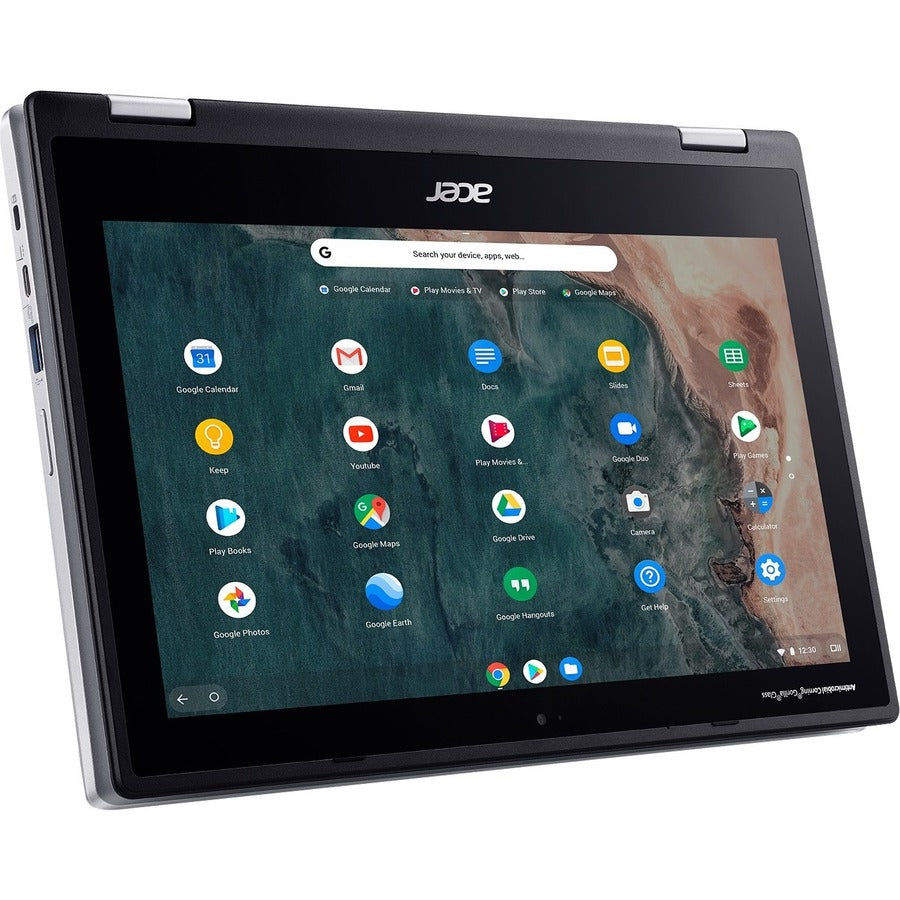 Acer Chromebook Spin 311 CP311-2H CP311-2H-C7V9 Chromebook 2 en 1 tactile 11,6" - HD - 1366 x 768 - Intel Celeron N4120 Quad-core (4 Core) 1,10 GHz - 4 Go de RAM - 32 Go de mémoire flash - Argent pur NX.HKKAA.009