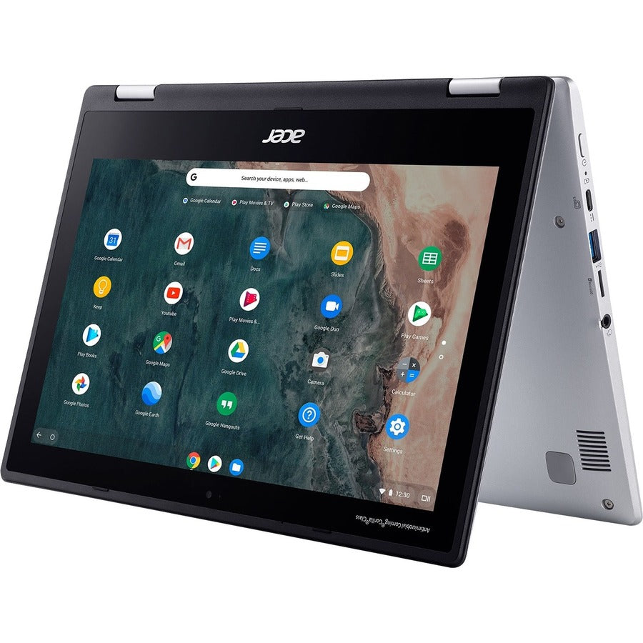 Acer Chromebook Spin 311 CP311-2H CP311-2H-C7V9 Chromebook 2 en 1 tactile 11,6" - HD - 1366 x 768 - Intel Celeron N4120 Quad-core (4 Core) 1,10 GHz - 4 Go de RAM - 32 Go de mémoire flash - Argent pur NX.HKKAA.009